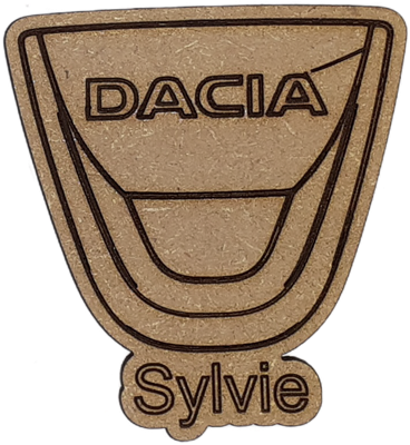 Magnet - Logo Dacia personnalisable